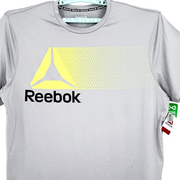 Reebok Men's Short Sleeve Classic Light Grey Graphic Logo T-Shirt Size 3XL NWT - Picture 4 of 11